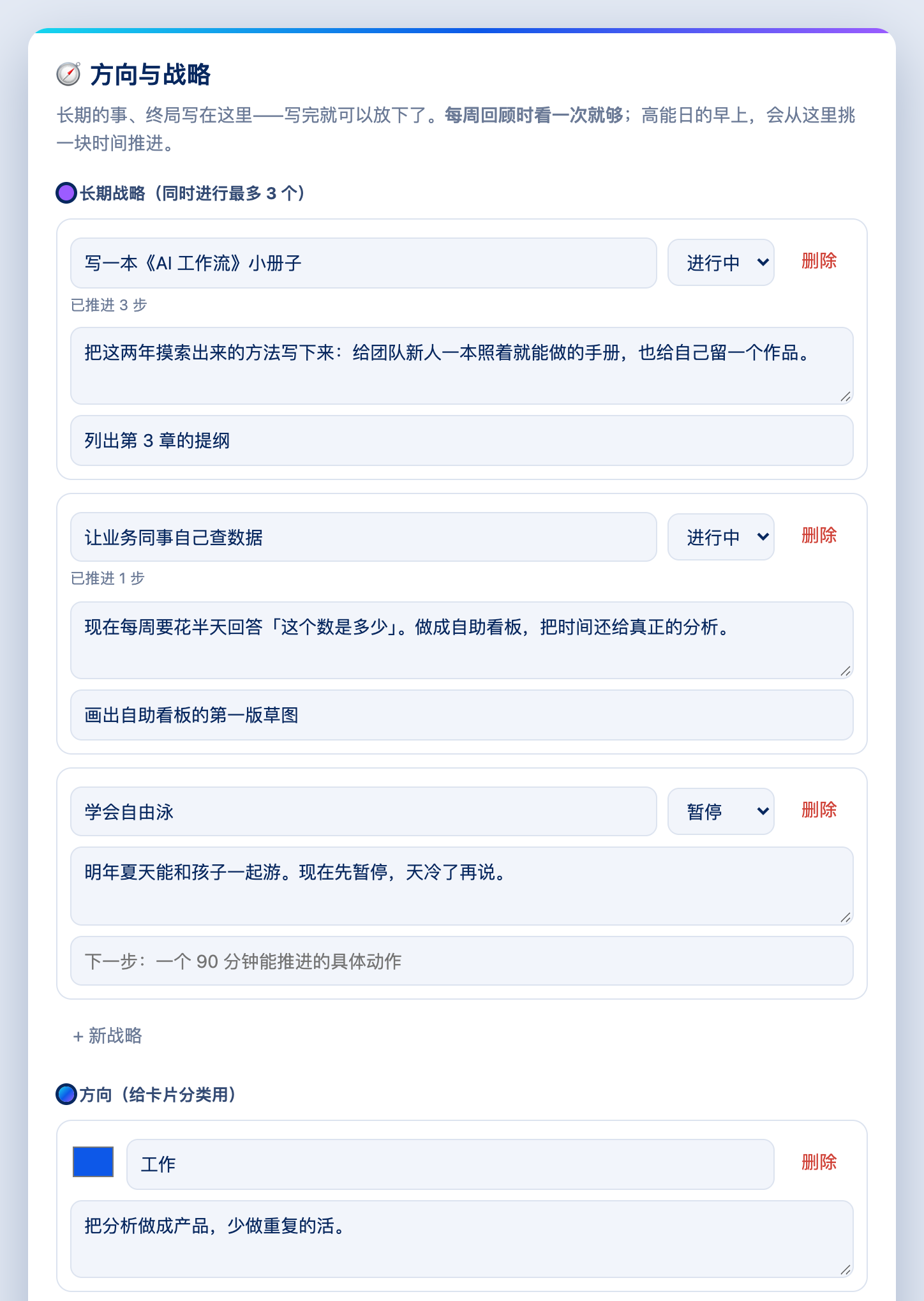 方向与战略
